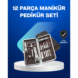 Mey İthalat® Tüm İhtiyaçlara Uygun Taşınabilir Manikür & Pedikür Seti