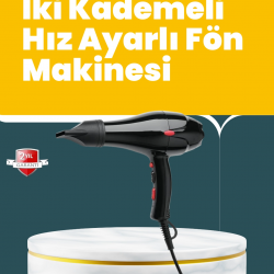 Mey İthalat® Tüm Saç Tipleri İçin 2200W Güçlü Fön Makinesi