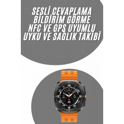 Mey İthalat® Tüm Telefonlara Uyumlu Akıllı Saat Uyku ve Sağlık Takibi Nabız Ölçer Adım sayar