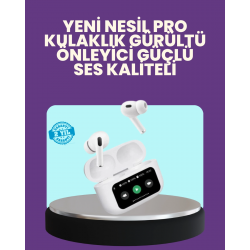 Mey İthalat® Tüm Telefonlarla Uyumlu ANC Özellikli Dokunmatik Bluetooth Kulaklık