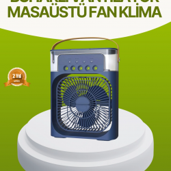 Mey İthalat® Turbo Fan Teknolojili Sessiz ve Güçlü Soğutma Fanı