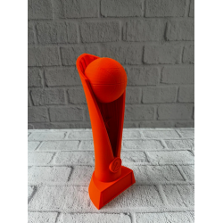 Mey İthalat® Turuncu Kupa 23cm Basketbol Temalı Dekoratif Ödül Biblosu