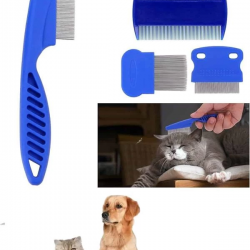Mey İthalat® Tüy Fırçası Bit Tarağı Seti Evcil Hayvan Tüy Toplayıcı Bit Pire Önleyici Tarak