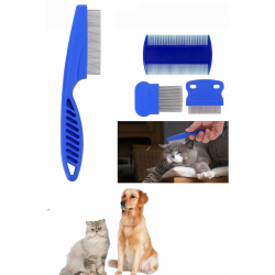 Mey İthalat® Tüy Fırçası Bit Tarağı Seti Evcil Hayvan Tüy Toplayıcı Bit Pire Önleyici Tarak