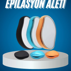 Mey İthalat® Tüy Silgi Kristal Epilasyon Acısız Ağrısız ve Pratik Epilasyon Aleti
