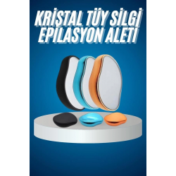 Mey İthalat® Tüy Silgi Kristal Epilasyon Acısız Ağrısız ve Pratik Epilasyon Aleti