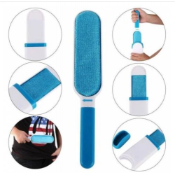 Mey İthalat® Tüy Toz Temizleyici Fırça Seti 2li Mavi KUTULU