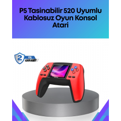 Mey İthalat® TV Bağlantılı 520 Oyunlu P5 Retro GamePad Konsol