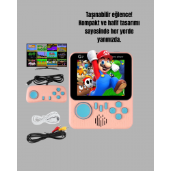 Mey İthalat® TV Bağlantılı Çift Oyunculu Şarjlı Retro Gamepad Seti