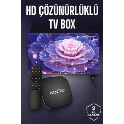 Mey İthalat® TV Box Android Uyumlu 4 Çekirdekli WİFİ Bağlantılı 4K