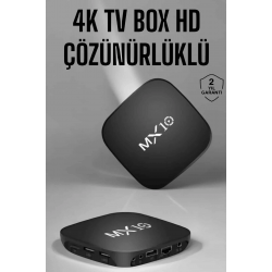 Mey İthalat® TV Box HD Çözünürlüklü 4 Çekirdekli 8 GB Dahili Hafıza Android Uyumlu