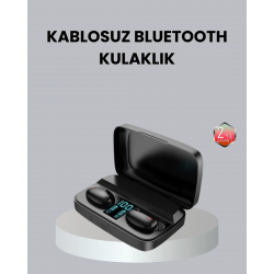 Mey İthalat® TWS A10s Bluetooth 5.0 Kulaklık Powerbank Şarj Kutulu Mini Tasarım