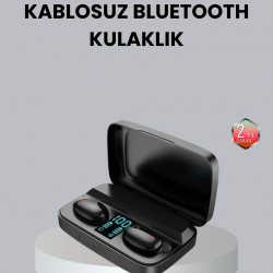 Mey İthalat® TWS A10s Bluetooth 5.0 Kulaklık Powerbank Şarj Kutulu Mini Tasarım
