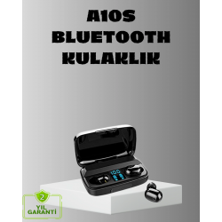 Mey İthalat® TWS A10s Bluetooth 5.0 Kulaklık – Yüksek Ses Kalitesi, Ergonomik, Uzun Pil Ömürlü