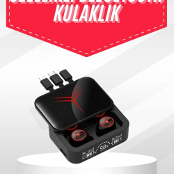 Mey İthalat® Tws Powerbank Kutulu Dijital Göstergeli Bluetooth Kulaklık Kablosuz Kulakiçi Kulaklık