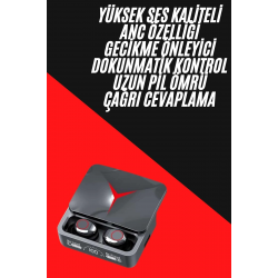 Mey İthalat® Tws Powerbank Kutulu Dijital Göstergeli Bluetooth Kulaklık Kablosuz Kulakiçi Kulaklık