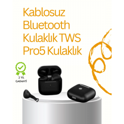 Mey İthalat® TWS Pro 5 Bluetooth Kulaklık – Gelişmiş Ses Teknolojisi ve Uzun Batarya Ömrü