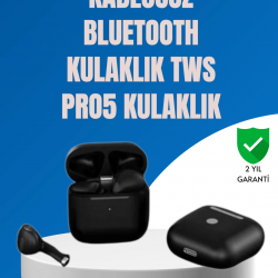 Mey İthalat® TWS Pro 5 – Hem Müzik Dinleme Hem Çağrı İçin İdeal Kulaklık
