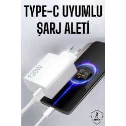 Mey İthalat® Type-C 120W Şarj Aleti Hızlı Şarj Turbo