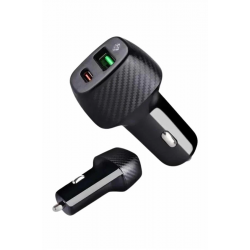 Mey İthalat® Type-C Girişli Araba Çakmaklık Şarj Cihazı 38W Oto Çakmaklık