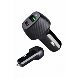 Mey İthalat® Type-C Girişli Araba Çakmaklık Şarj Cihazı 38W Oto Çakmaklık