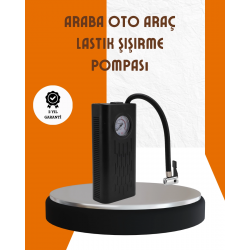 Mey İthalat® Type-C Şarjlı Güçlü Elektrikli Kompresör Motosiklet Oto Bisiklet İçin