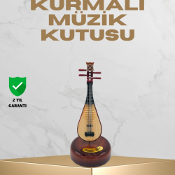 Mey İthalat® Ud Sembolü Müzik Kutusu Estetik Tasarım Melodi Destekli