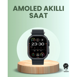 Mey İthalat® Ultra Akıllı Saat AMOLED Display 15 Gün Dayanıklı Batarya