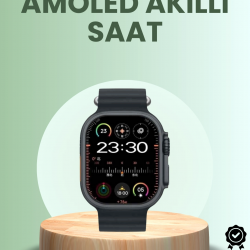 Mey İthalat® Ultra Akıllı Saat AMOLED Display 15 Gün Dayanıklı Batarya