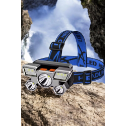 Mey İthalat® Ultra Güçlü Led Işık Şarjlı Kafa Lambası Balıkçı Lambası Kafa Feneri