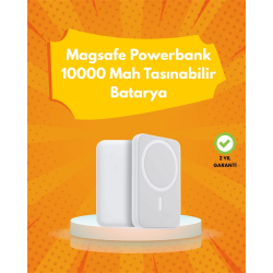 Mey İthalat® Ultra Kompakt ve Güçlü – MagSafe Powerbank 10000 mAh ile Kablosuz Şarj Deneyimi