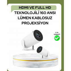 Mey İthalat® Ultra Pro Full HD ve 4K Destekli 130 İnç Projeksiyon Cihazı
