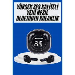 Mey İthalat® Ultrapods Led Göstergeli Oyuncu Kulaklığı ANC Destekli Bluetooth 5.3