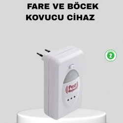 Mey İthalat® Ultrasonik Haşere Kovucu Cihaz – Sessiz, Kimyasalsız ve Etkili Koruma