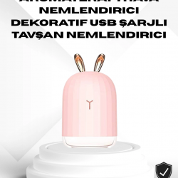 Mey İthalat® Ultrasonik Hava Nemlendirici 200 ml Aroma Difüzör LED Işıklı Sessiz