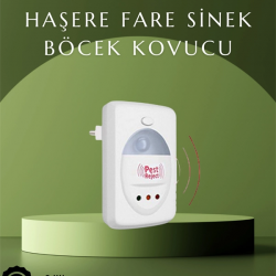 Mey İthalat® Ultrasonik Ses Dalgalarıyla Kimyasalsız Fare ve Böcek Kovucu Cihaz