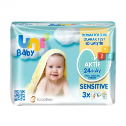 Mey İthalat®   Aktif Sensitive Islak Havlu Mendil 3Lü 156 Yaprak