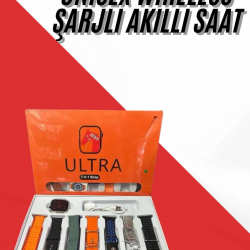 Mey İthalat® Unısex 7 Kordonlu Çok Fonksiyonlu Nabız Ölçer Uyku ve Sağlık Takibi