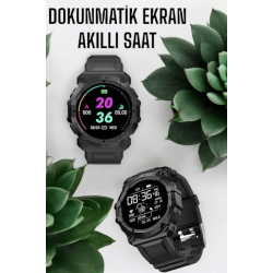 Mey İthalat® Unisex Tasarımıyla Klasik ve Spor Kombinlere Uygun Akıllı Saat