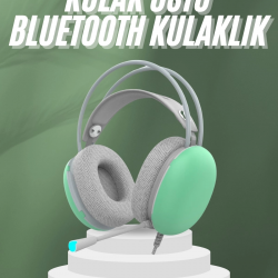 Mey İthalat® Unısex Yüksek Ses Kaliteli Yumuşak Kılıflı Kablosuz Kulak Üstü Bluetooth Kulaklık