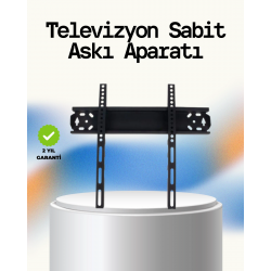 Mey İthalat® Universal TV Askı Aparatı 32-65 İnç Güçlü Çelik Gövde Sağa-Sola Ayar