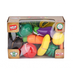 Mey İthalat® URT007-KUTU-2AB 22 PCS KESİLEBİLİEN SEBZE MEYVELER