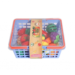 Mey İthalat® URT007-SPT-001 Kesilebilen Meyve ve Sebze Sepetli 42 Parça -Birlik
