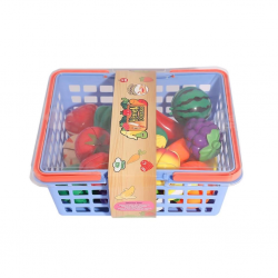 Mey İthalat® URT007-SPT-001 Kesilebilen Meyve ve Sebze Sepetli 42 Parça -Birlik