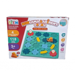 Mey İthalat® URT045-001 KODLAMA LABİRENT OYUNU STEM ZEKA