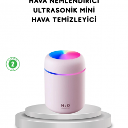Mey İthalat® USB Bağlantılı LED Işıklı Hava Nemlendirici – Sessiz ve Kullanıcı Dostu Tasarım