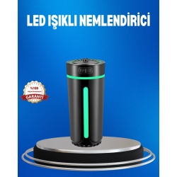Mey İthalat® USB Bağlantılı LED’li Hava Nemlendirici Aromaterapi Buhar Difüzörü