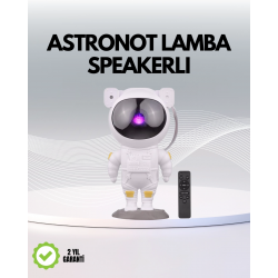 Mey İthalat® USB Güç Bağlantılı Çok Fonksiyonlu Astronot Gece Lambası