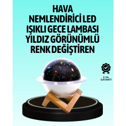 Mey İthalat® USB ile çalışan projektörlü aromaterapi nemlendirici masaüstü kullanım için uygun