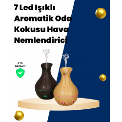 Mey İthalat® USB Şarjlı 7 Renk LED Işıklı Sessiz Çalışan Mini Hava Nemlendirici